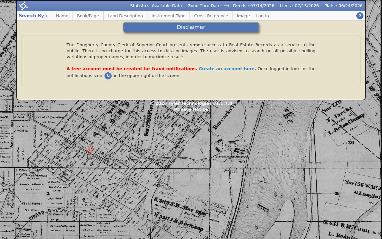 Albany people search using the Dougherty deed index